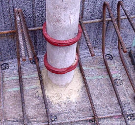 Těsnění pracovních spár - bentonitové pásky Waterstop Redstop